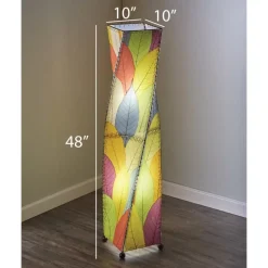New Large Twist Floor Leaf Lamp – Blue – 3 month lead time Leaf Lamps