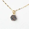 Hot Let the Light in Druzy Drop Necklace Fight Trafficking | Necklaces