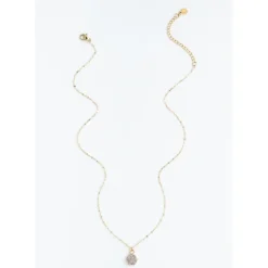 New Let the Light in Gold Necklace Rose Druzy Fight Trafficking | Necklaces