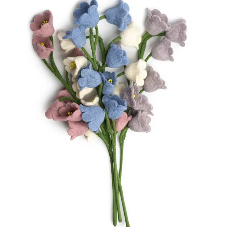 Best Lily of the Valley Felt Flower White Felt Flowers