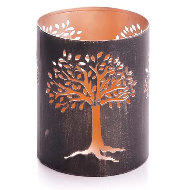 Hot Little Tree of Life Iron Lantern Candles | Lanterns & Night Lights