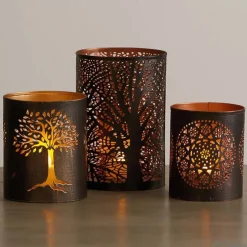 Hot Little Tree of Life Iron Lantern Candles | Lanterns & Night Lights