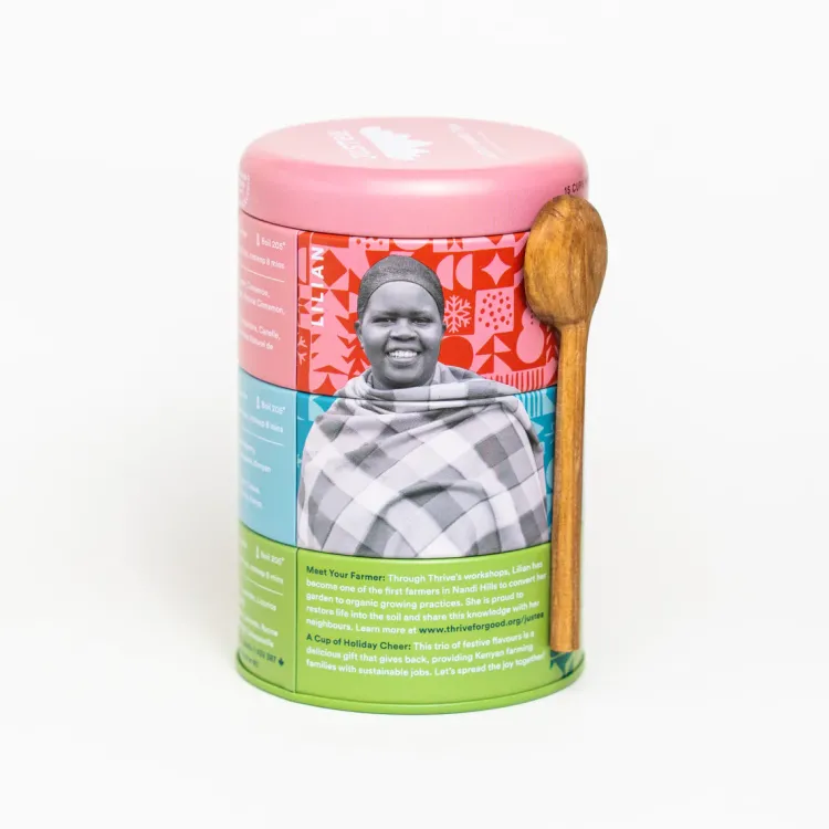 Online Loose Holiday Tea Trio Gift Tin Food