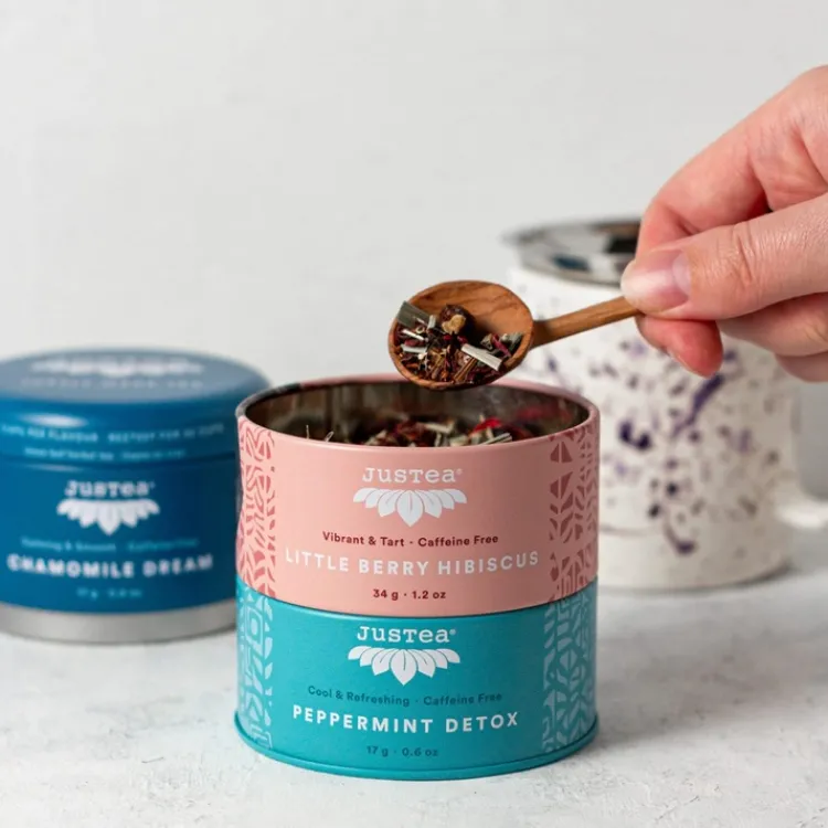 Clearance Loose Leaf Herbal Tea Trio Gift Tin Food