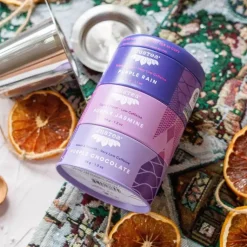 Fashion Loose Leaf Purple Tea Trio Gift Tin Food