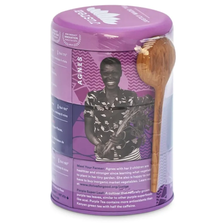 Fashion Loose Leaf Purple Tea Trio Gift Tin Food