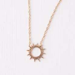 Online Mallory Sun Necklace Gold Fight Trafficking | Necklaces
