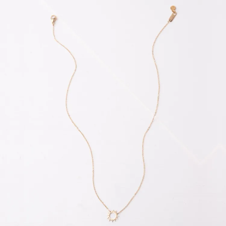 Online Mallory Sun Necklace Gold Fight Trafficking | Necklaces