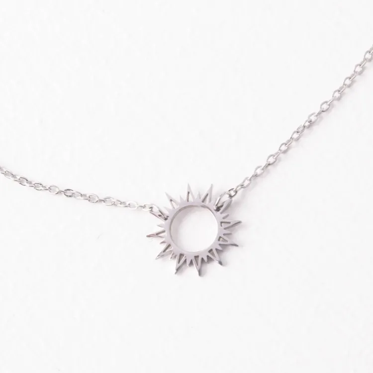 Fashion Mallory Sun Necklace Silver Fight Trafficking | Necklaces