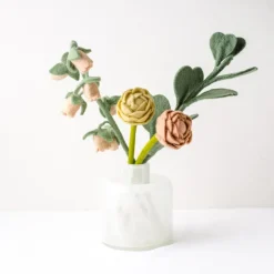 Sale Mango Twist Felt Flower Bouquet Felt Flowers