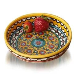 Hot Medium Yellow West Bank Bowl Tabletop