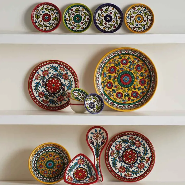 Hot Medium Yellow West Bank Bowl Tabletop