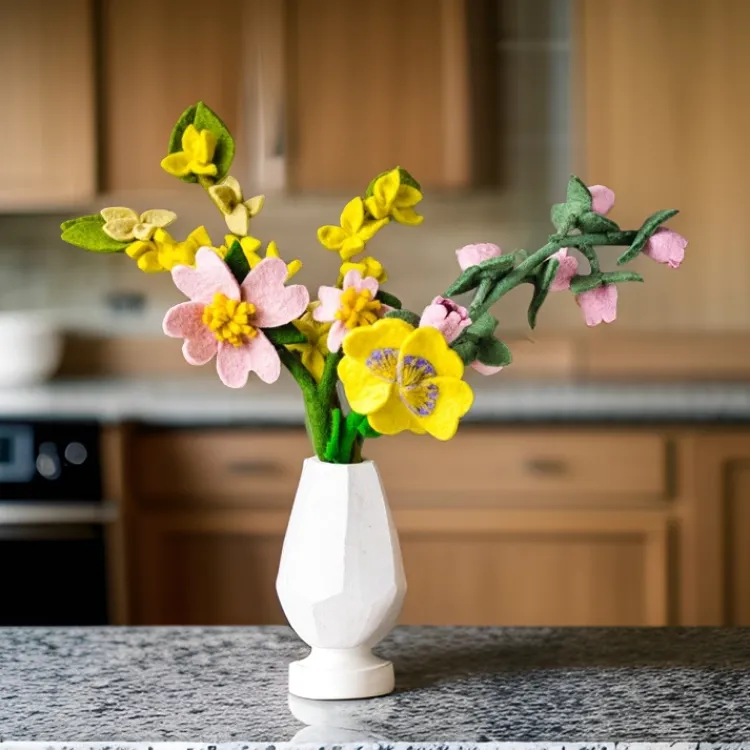 Outlet Mellow Sunshine Felt Flower Bouquet Felt Flowers