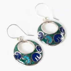 Online Midnight Swirl Earrings Earrings