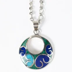 Hot Midnight Swirl Necklace Necklaces