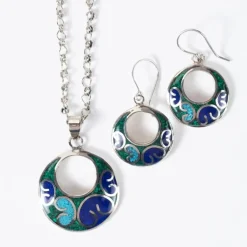 Hot Midnight Swirl Necklace Necklaces