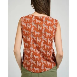 Clearance Millie Muscle Tee Leopard Sienna Tops & Tunics