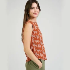 Clearance Millie Muscle Tee Leopard Sienna Tops & Tunics