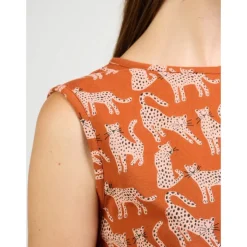Clearance Millie Muscle Tee Leopard Sienna Tops & Tunics