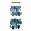 Clearance Mini Chandelier Capiz Wind Chime – Green Blue Capiz Wind Chimes