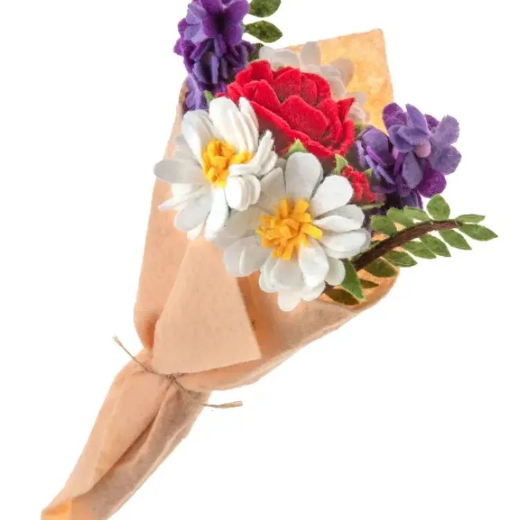 Sale Mini Felt Bouquet Spring Felt Flowers