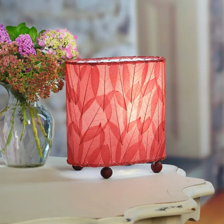 New Mini Guyabano Leaf Lamp – Red Leaf Lamps