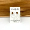 New Monarch Butterfly Wing Stud Earrings Earrings