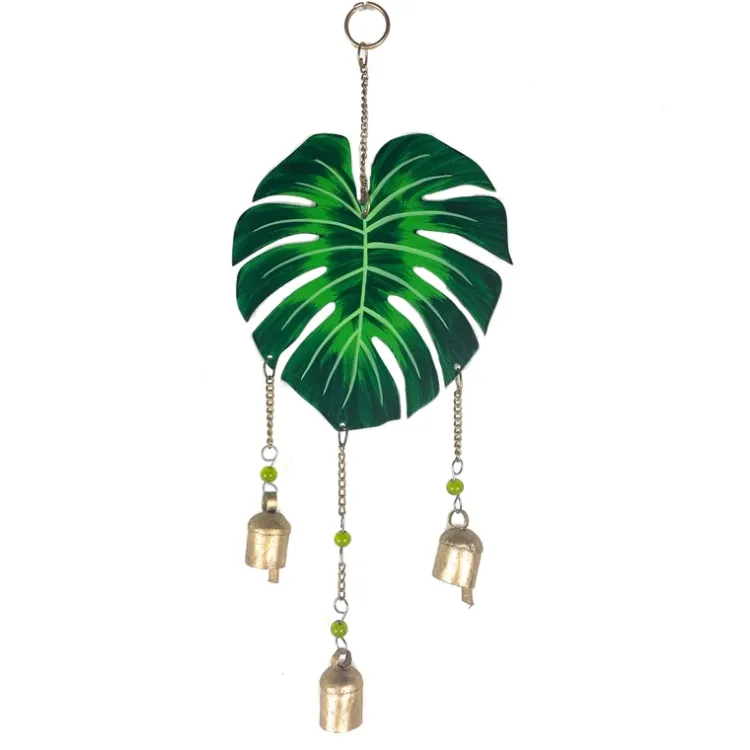 Online Monstera Leaf Chime Wall Decor