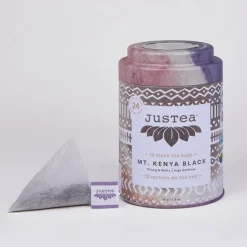 New Mt. Kenya Black Tea Bag Tin Food