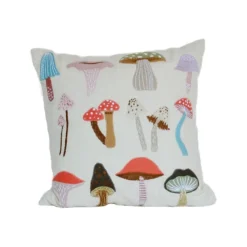 Online Mushroom Multi Embroidered Pillow Pillows