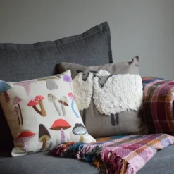 Online Mushroom Multi Embroidered Pillow Pillows