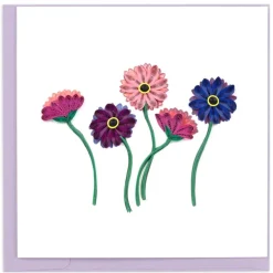 Clearance New Gerbera Daisies Quilling Card Bird & Flower Cards