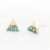 Sale Oasis Triangle Turquoise Studs Fight Trafficking | Earrings