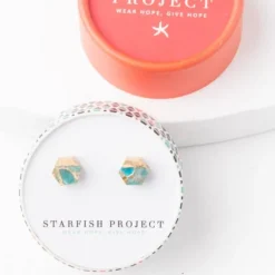 New Oasis Turquoise Earrings Fight Trafficking | Earrings