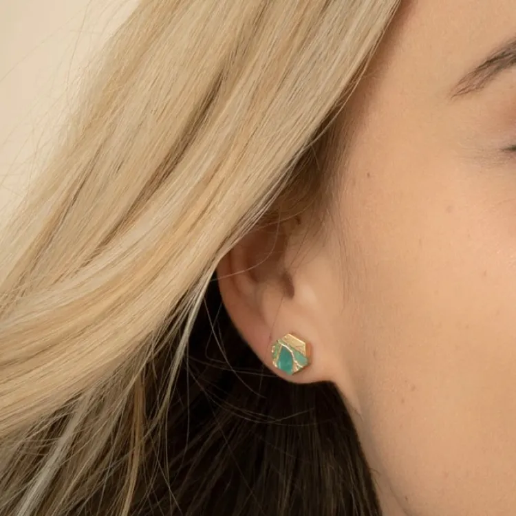New Oasis Turquoise Earrings Fight Trafficking | Earrings