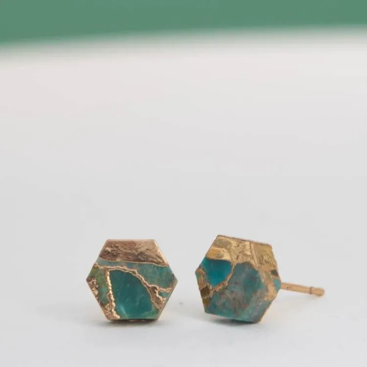 New Oasis Turquoise Earrings Fight Trafficking | Earrings