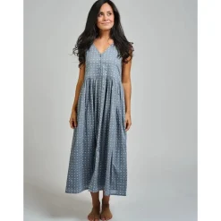Hot Olivia Dress Cream and Cornflower Dots Dresses