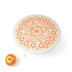 Outlet Organic Cotton Dish Cover – Large Aloe Tabletop