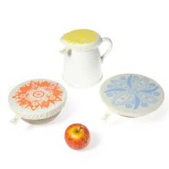 New Organic Cotton Dish Covers – Small Set of 3 Aloe Tabletop