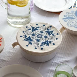Discount Organic Cotton Dish Cover – Medium Aloe Tabletop