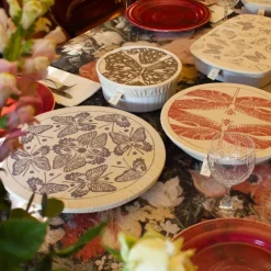 Sale Organic Cotton Dish Covers – Large Set of 3 Butterflies Tabletop