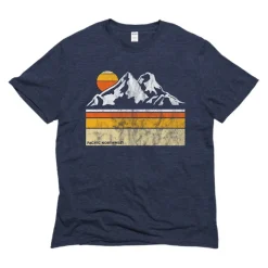 Online Pacific Northwest Tee Heather Navy Tops & Tunics