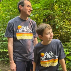 Online Pacific Northwest Tee Heather Navy Tops & Tunics