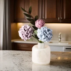 New Pastel Petals Felt Flower Bouquet Felt Flowers