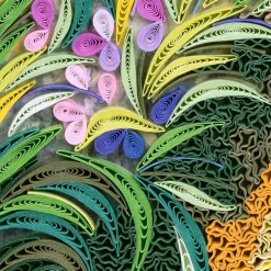 Best Path Through the Irises Monet Quilling Card Famous Painting Cards | Bird & Flower Cards