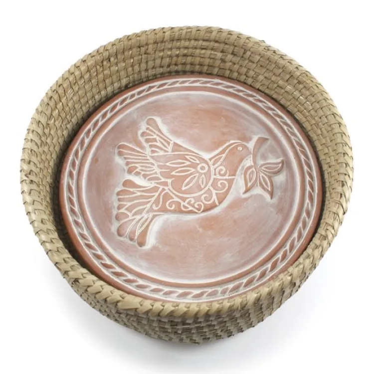 Online Peaceful Dove Bread Warmer Basket Tabletop | Bread Warmer Baskets