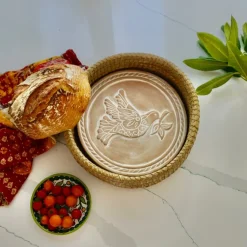 Online Peaceful Dove Bread Warmer Basket Tabletop | Bread Warmer Baskets