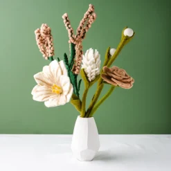 Clearance Peaches & Cream Felt Flower Bouquet Felt Flowers