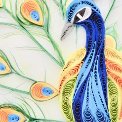 Clearance Peacock Feather Display Quilling Card Bird & Flower Cards