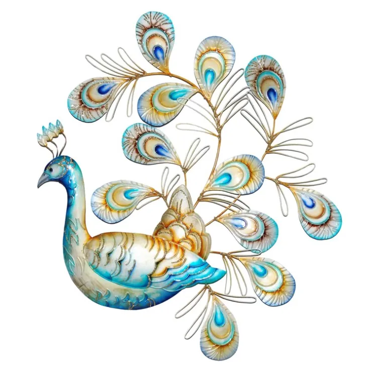 Clearance Peacock Wall Decor Laying Wall Decor